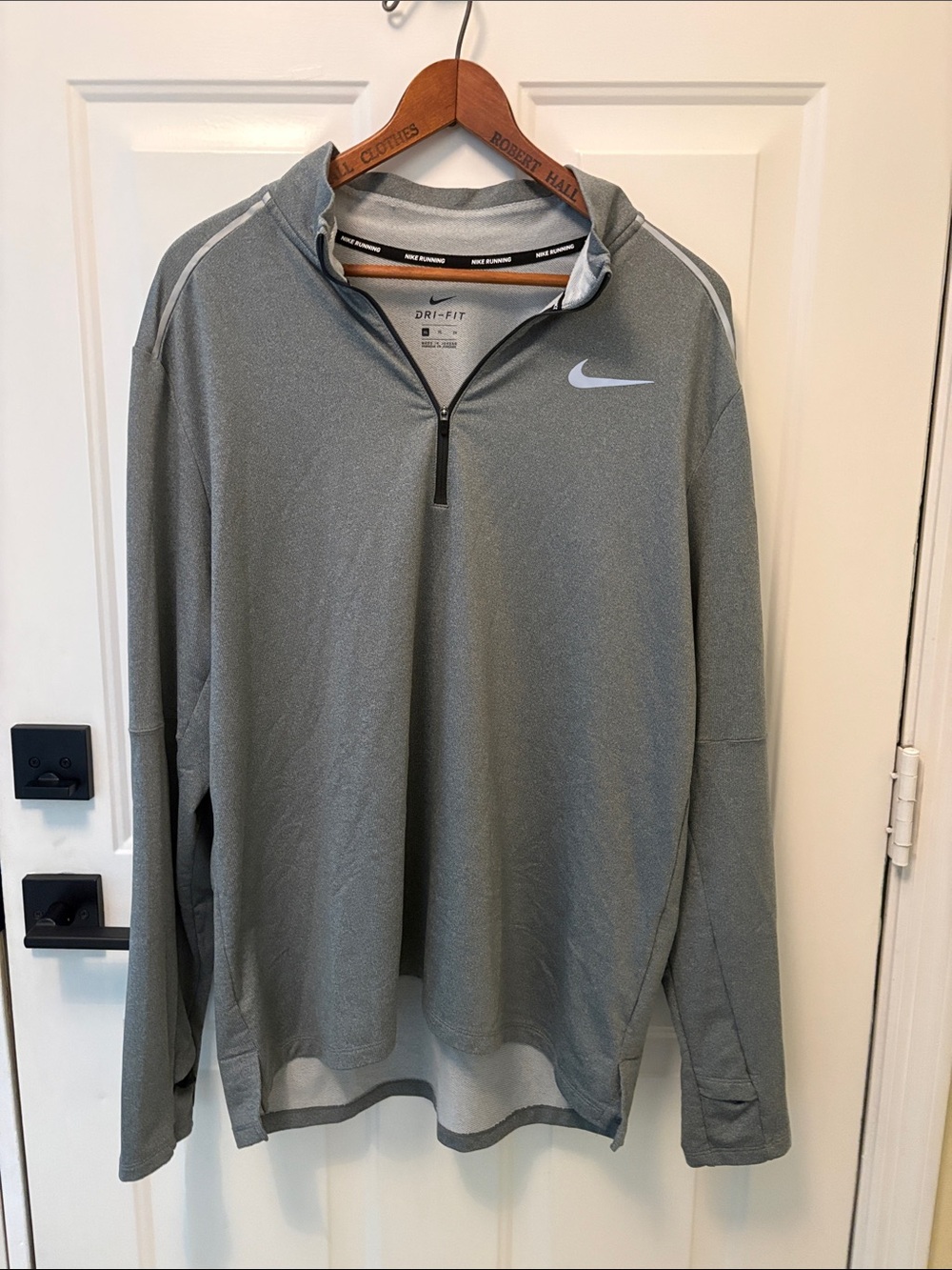 Nike Men’s Dri-FIT 1/4 Zip Performance Jacket - Grey